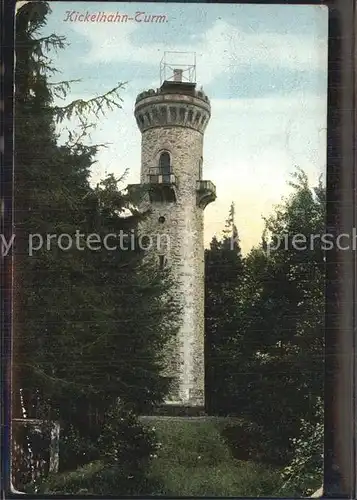 Ilmenau Bad Kickelhahn Turm Kat. Ilmenau