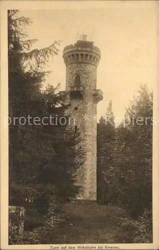 Ilmenau Bad Kickelhahn Turm Kat. Ilmenau