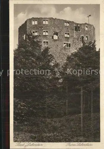 Bad Liebenstein Burgruine Kat. Bad Liebenstein