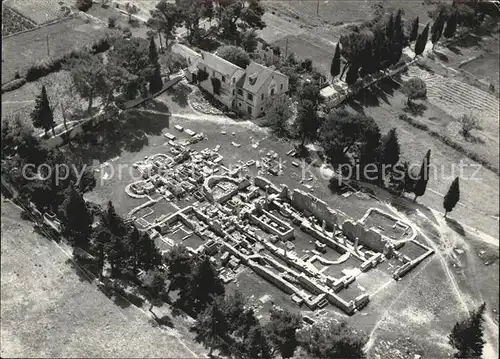 Solin Salona Manastirine Fliegeraufnahme Kat. Kroatien