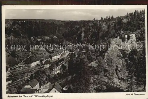 Ruebeland Harz Hoehleneingaenge