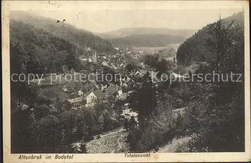 Altenbrak Harz Totalansicht  Kat. Altenbrak