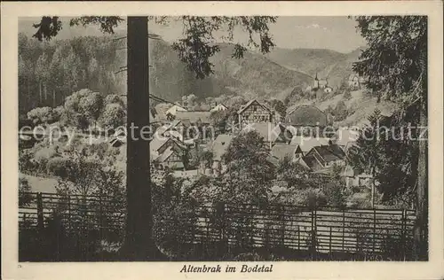 Altenbrak Harz Teilansicht  Kat. Altenbrak