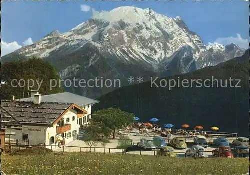 Watzmann Gasthaus Zipfhaeusl Sahnegletscher Kat. Berchtesgaden