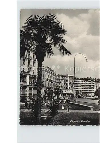 Lugano Lago di Lugano Stadtansicht