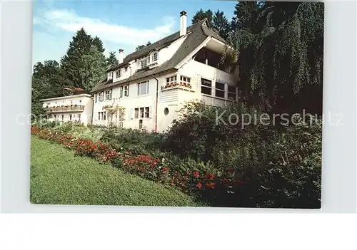 Badenweiler Christl Erholungsheim Haus Gottestreue Kat. Badenweiler