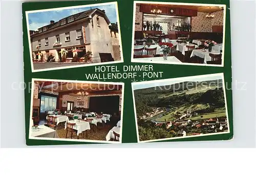 Luxembourg Luxemburg Hotel Dimmer Walendorf Pont Kat. Luxembourg