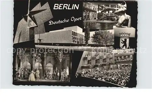 Berlin Deutsche Oper Plastik Foyer Buehnenbild Der Rosenkavalier Theaterrraum Kat. Berlin