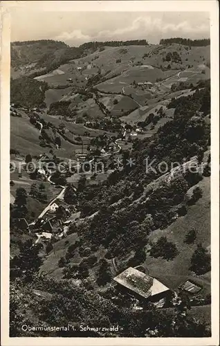 Obermuenstertal Fliegeraufnahme Kat. Muenstertal