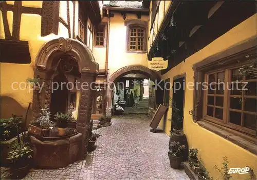 Riquewihr Haut Rhin Rue du Cerf Maison Kiener Kat. Riquewihr