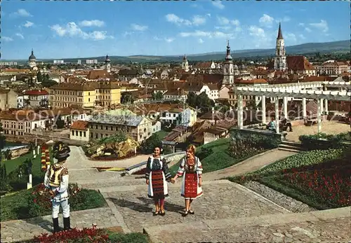 Cluj Napoca mit Tracht Kat. Cluj Napoca