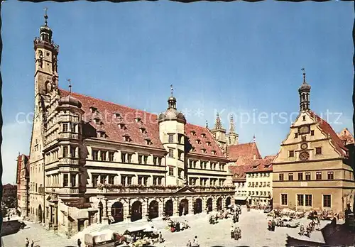 Rothenburg Tauber Rathaus Kat. Rothenburg ob der Tauber