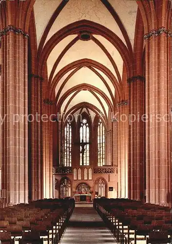 Friedberg Hessen Stadtkirche innen Kat. Friedberg (Hessen)