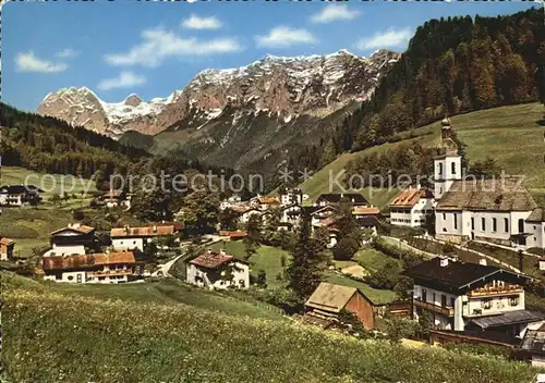 Ramsau Berchtesgaden mit Reiteralpe Kat. Ramsau b.Berchtesgaden
