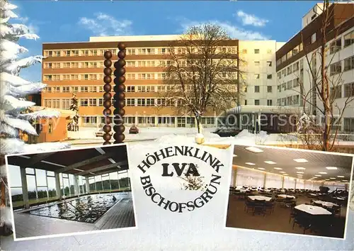 Bischofsgruen Hoehenklinik  Kat. Bischofsgruen