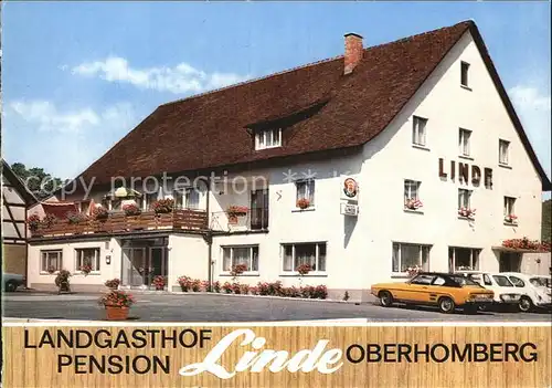 Oberhomberg Landgasthof Linde Kat. Deggenhausertal