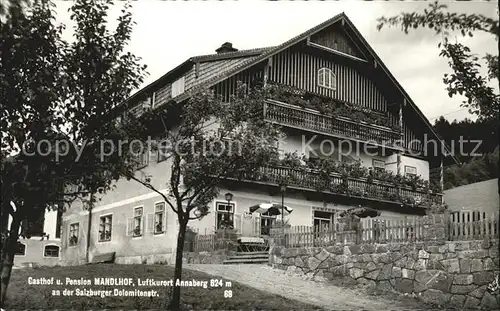 Annaberg Niederoesterreich Gasthof Mandlhof Kat. Annaberg