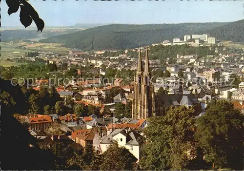 Marburg Lahn mit Elisabethenkirche Kat. Marburg