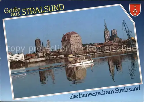 Stralsund Mecklenburg Vorpommern Hafanpartie Kat. Stralsund