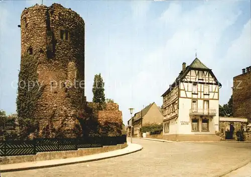 Eltville Rhein alter Turm Kat. Eltville am Rhein