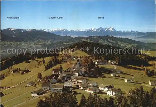 Sulzberg Vorarlberg Fliegeraufnahme Bregenzerwald  Kat. Sulzberg