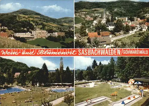 Sasbachwalden Minigolf Freibad  Kat. Sasbachwalden