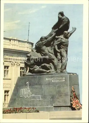 Odessa Ukraine Denkmal Aufstaendische auf Panzerkreuzer Potemkin / Odessa /