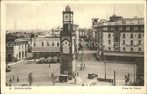 Casablanca Place de France  Kat. Casablanca