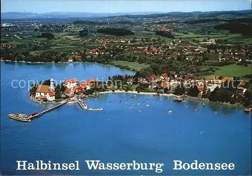 Wasserburg Bodensee Fliegeraufnahme Kat. Wasserburg (Bodensee)