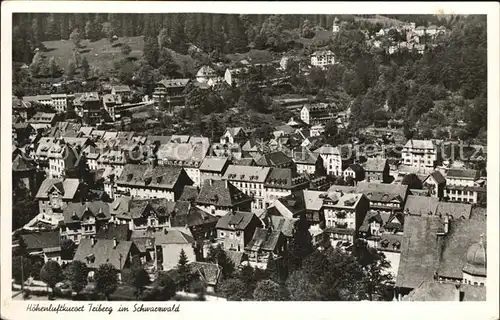 Triberg Schwarzwald Fliegeraufnahme Kat. Triberg im Schwarzwald