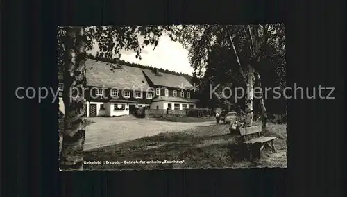 Rehefeld Zaunhaus Betriebsferienheim Kat. Altenberg