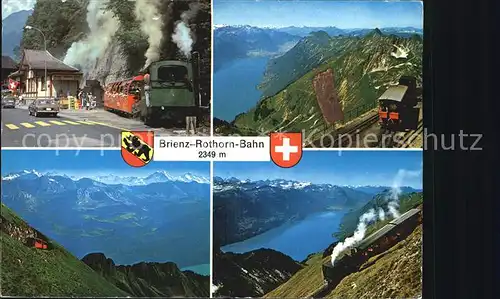 Brienz Rothornbahn Brienzersee Berner Alpen Kat. Eisenbahn