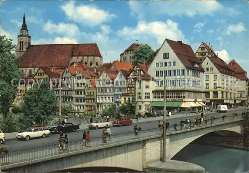 Tuebingen Neckarpartie Kirche Kat. Tuebingen