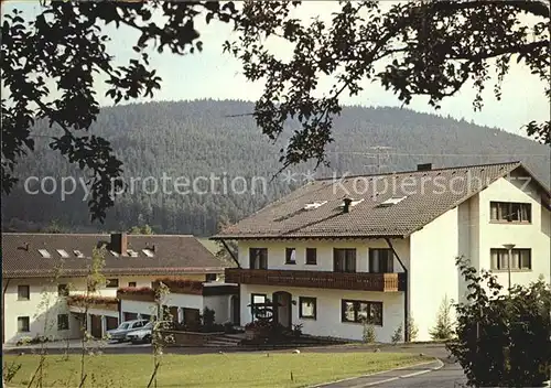 Enzkloesterle Kurhotel und Gaestehaus Schwarzwaldschaefer Kat. Enzkloesterle