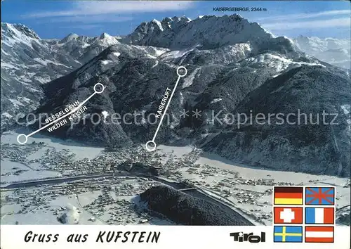 Kufstein Tirol Kaisergebirge Kaiserlift Sesselbahn Wilder Kaiser Kat. Kufstein