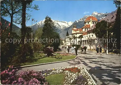 Meran Merano Kurpromenade mit Kurhaus