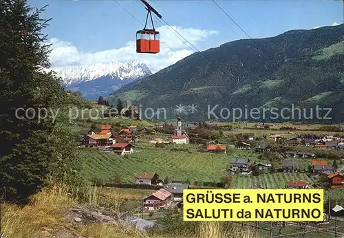 Naturns Merano mit Seilbahn Kat. Naturno