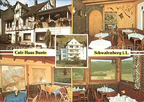 Schieder Schwalenberg Cafe Pension Haus Bunte Gastraeume Kat. Schieder Schwalenberg