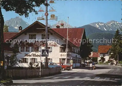 Schwangau mit Gehrenspitze Kat. Schwangau