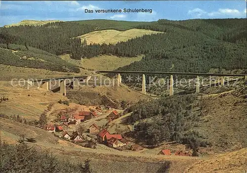 Schulenberg Oberharz Das versunkene Schulenberg im Okerstausee vor Staubeginn 1955 Kat. Schulenberg im Oberharz