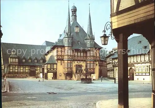 Wernigerode Harz Rathaus Kat. Wernigerode