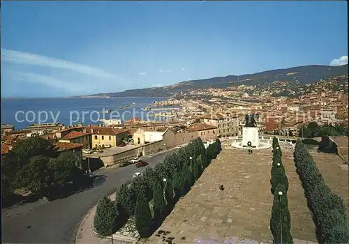 Trieste Panorama das San Giusto Kat. Trieste