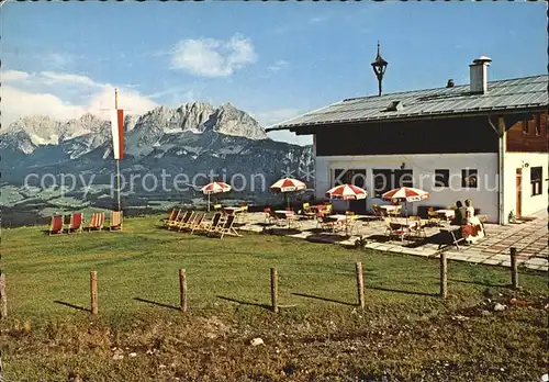 Oberndorf Tirol Alpengasthaus Muellneralm Kat. Oberndorf in Tirol