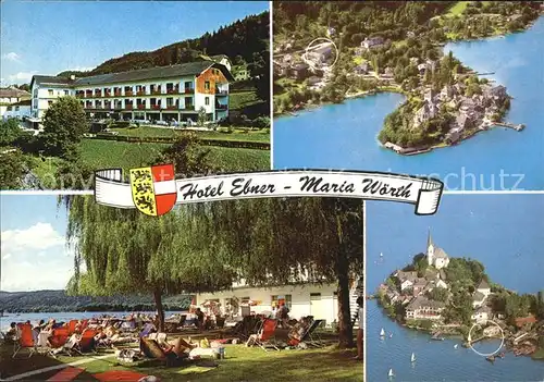 Maria Woerth Woerthersee Hotel Ebener Hotel Regina Fliegeraufnahme Kat. Maria Woerth