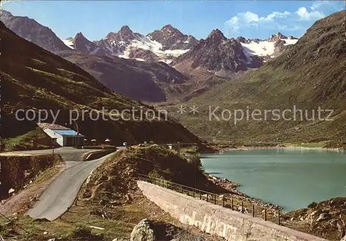 Silvretta Hochalpenstrasse mit Stausee Vermunt Kat. Gaschurn