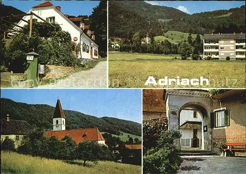 Adriach Bunnen Hotel Kirche Torbogen