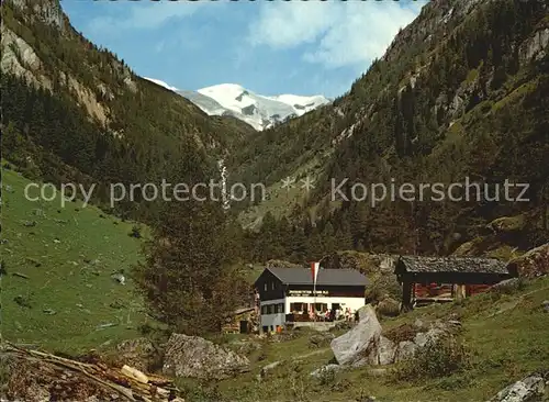 Hinterbichl Osttirol Jausenstation Stoan Alm mit Maurerkeeskopf Kat. Oesterreich