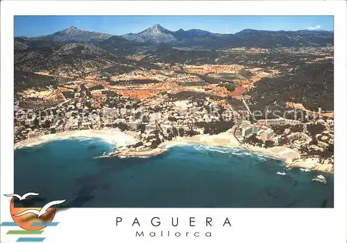 Paguera Mallorca Islas Baleares Fliegeraufnahme Kat. Calvia