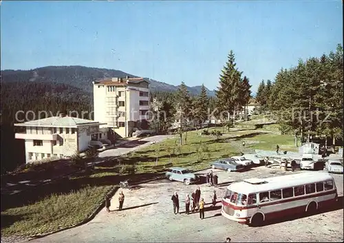 Pamporovo Pamporowo Teilansicht Reisebus / Bulgarien /