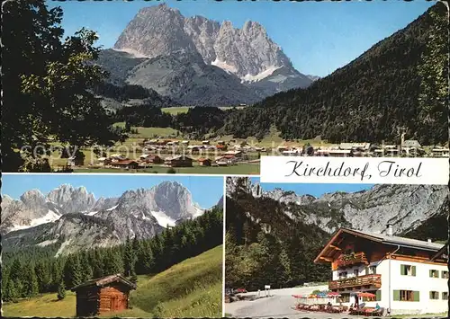 Kirchdorf Tirol mit Wildem Kaiser Berghuette Griessneralm Kat. Kirchdorf in Tirol Wilder Kaiser